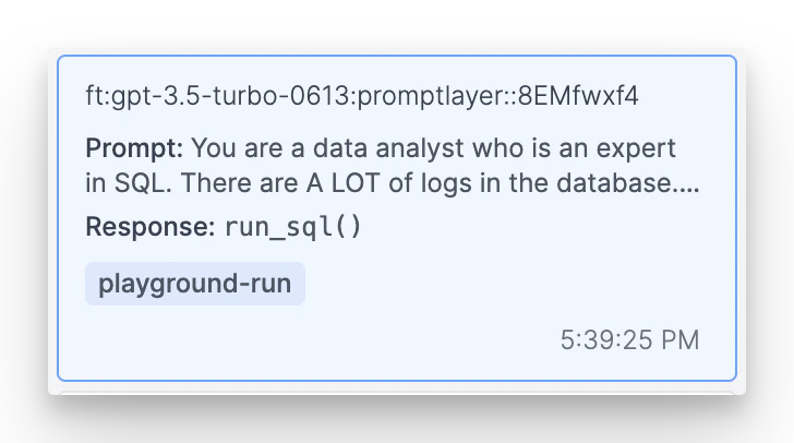 Try out Fine-Tuned Model