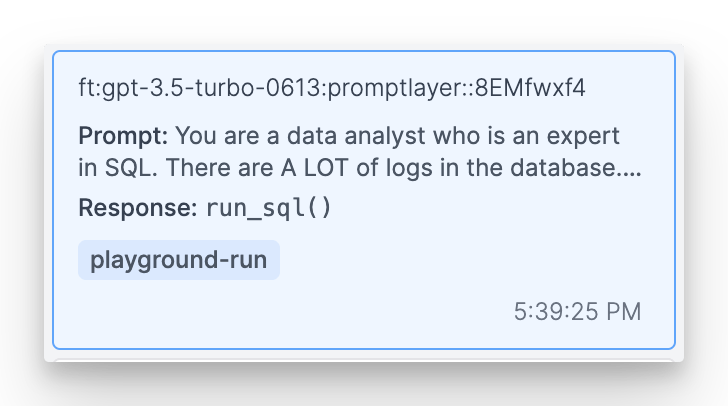 Try out Fine-Tuned Model