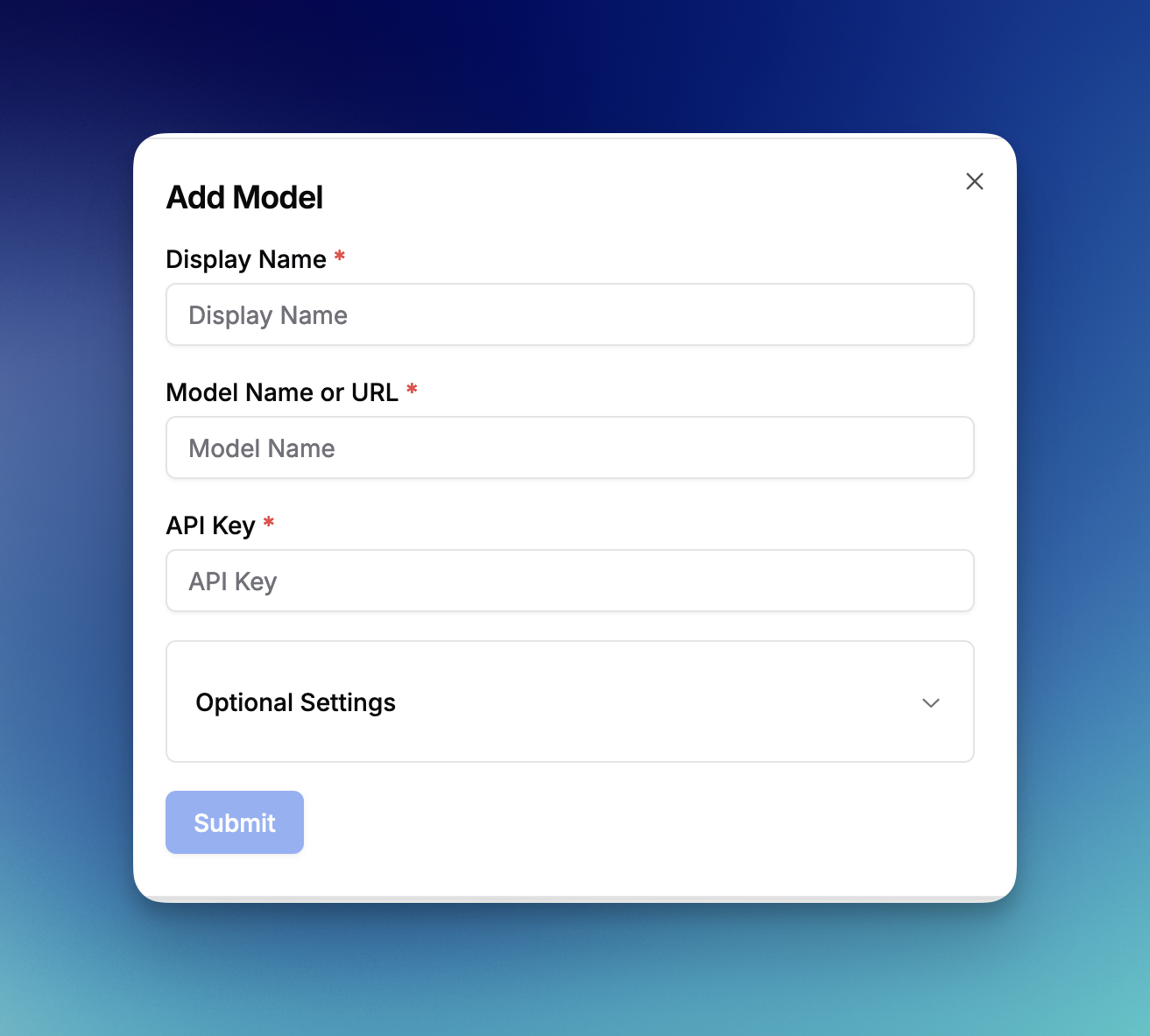 add model