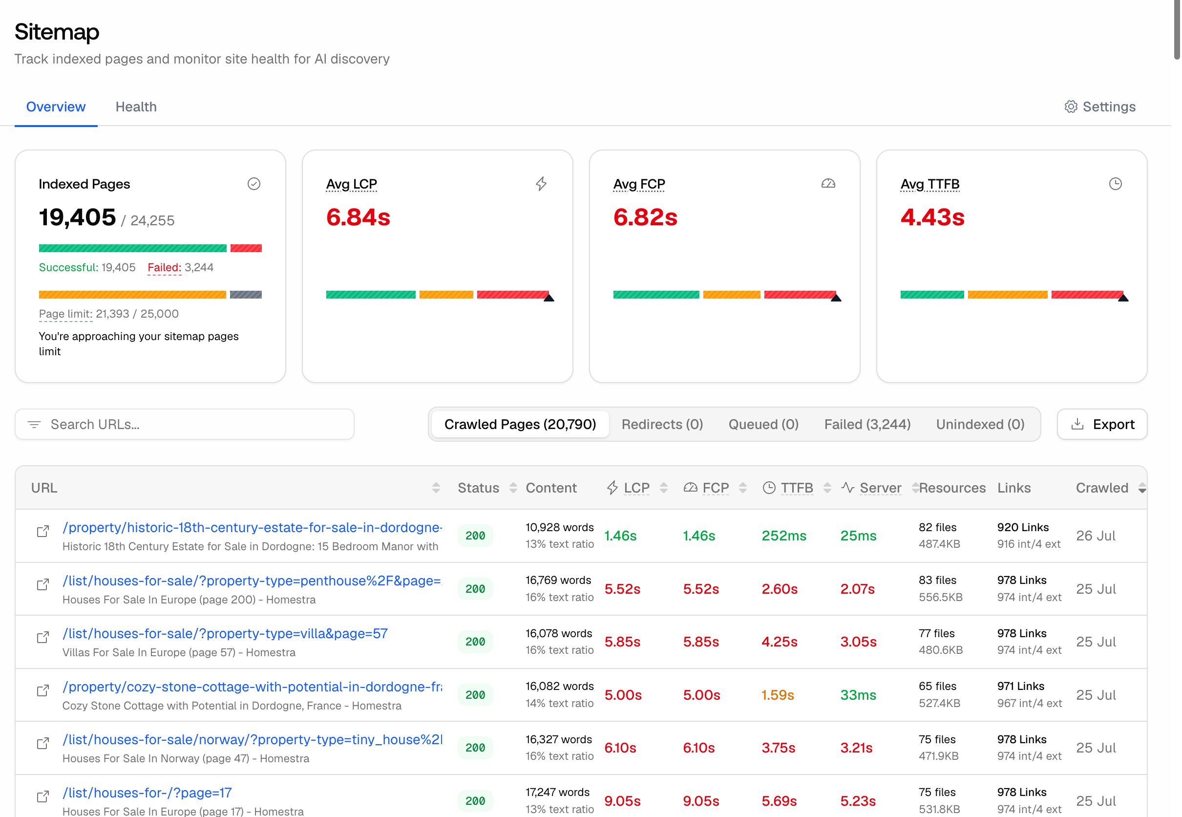 How to change your sitemap in Promptwatch