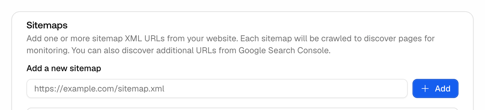 How to change your sitemap in Promptwatch