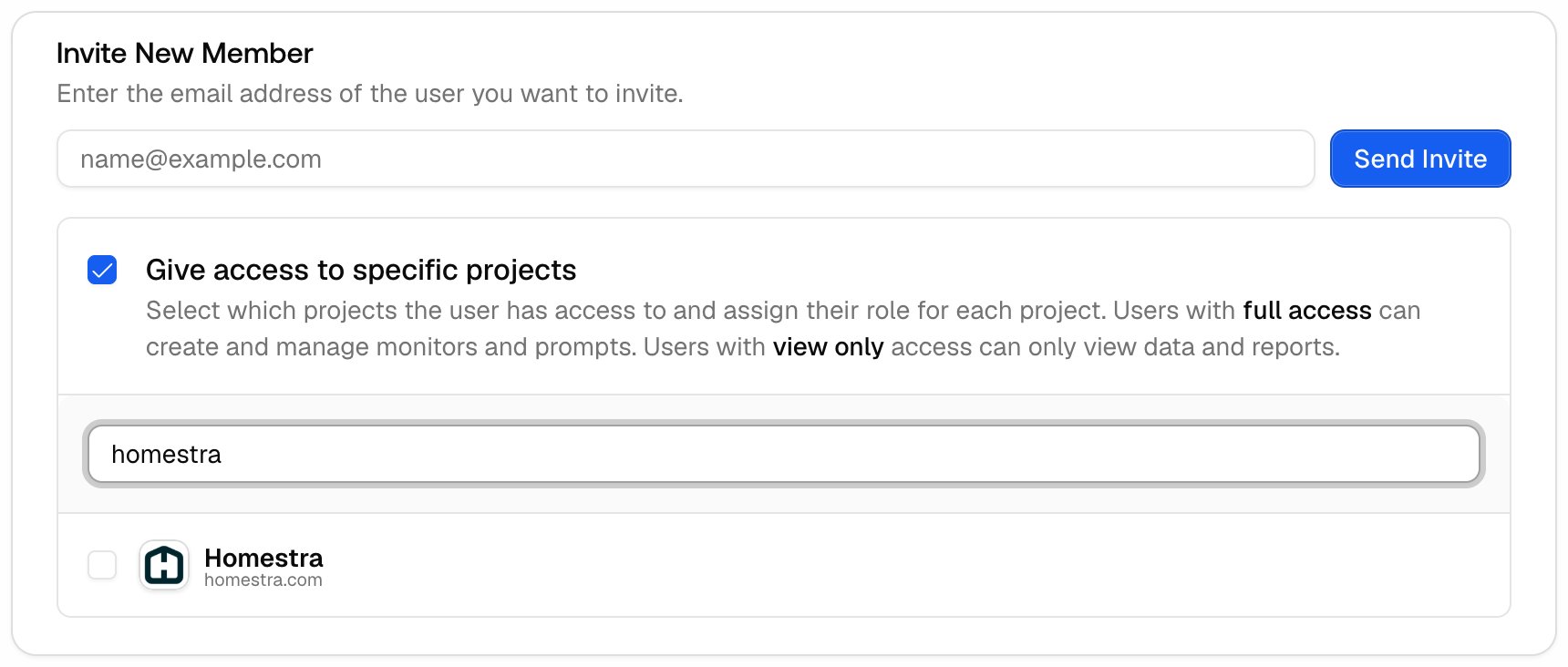 How can I invite a team member to the platform?