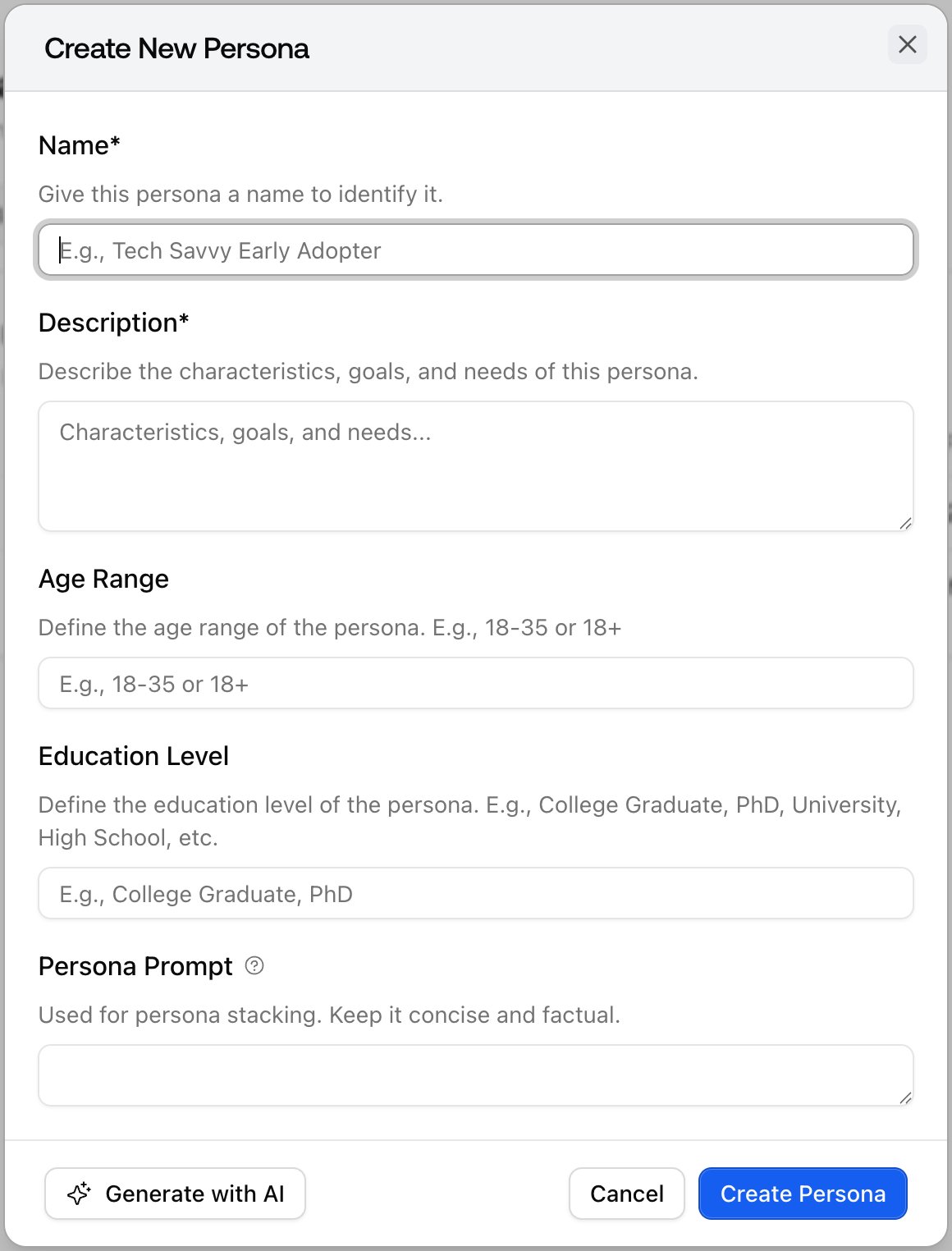 Persona Uploading Best Practices in Promptwatch