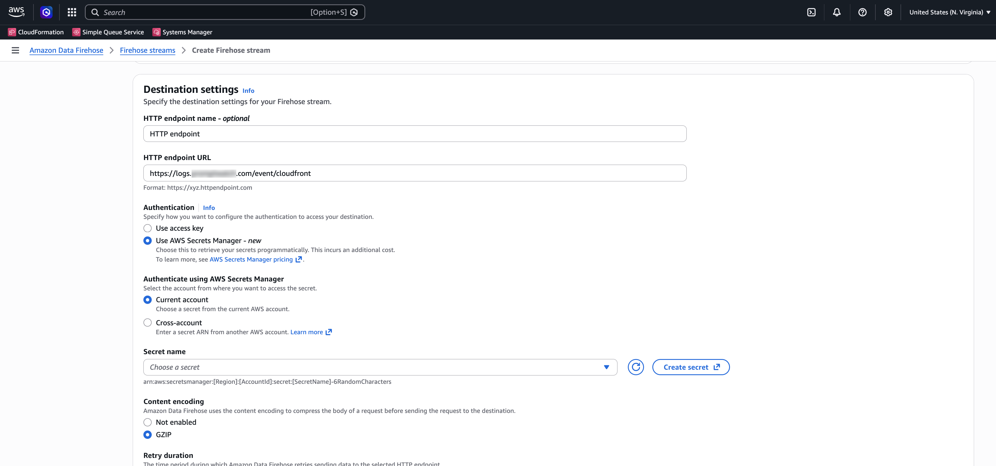 Configure HTTP endpoint delivery