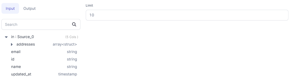 Example usage of Limit