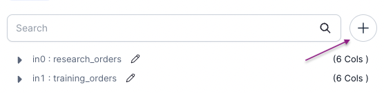 Set Operation - Add input dataframe