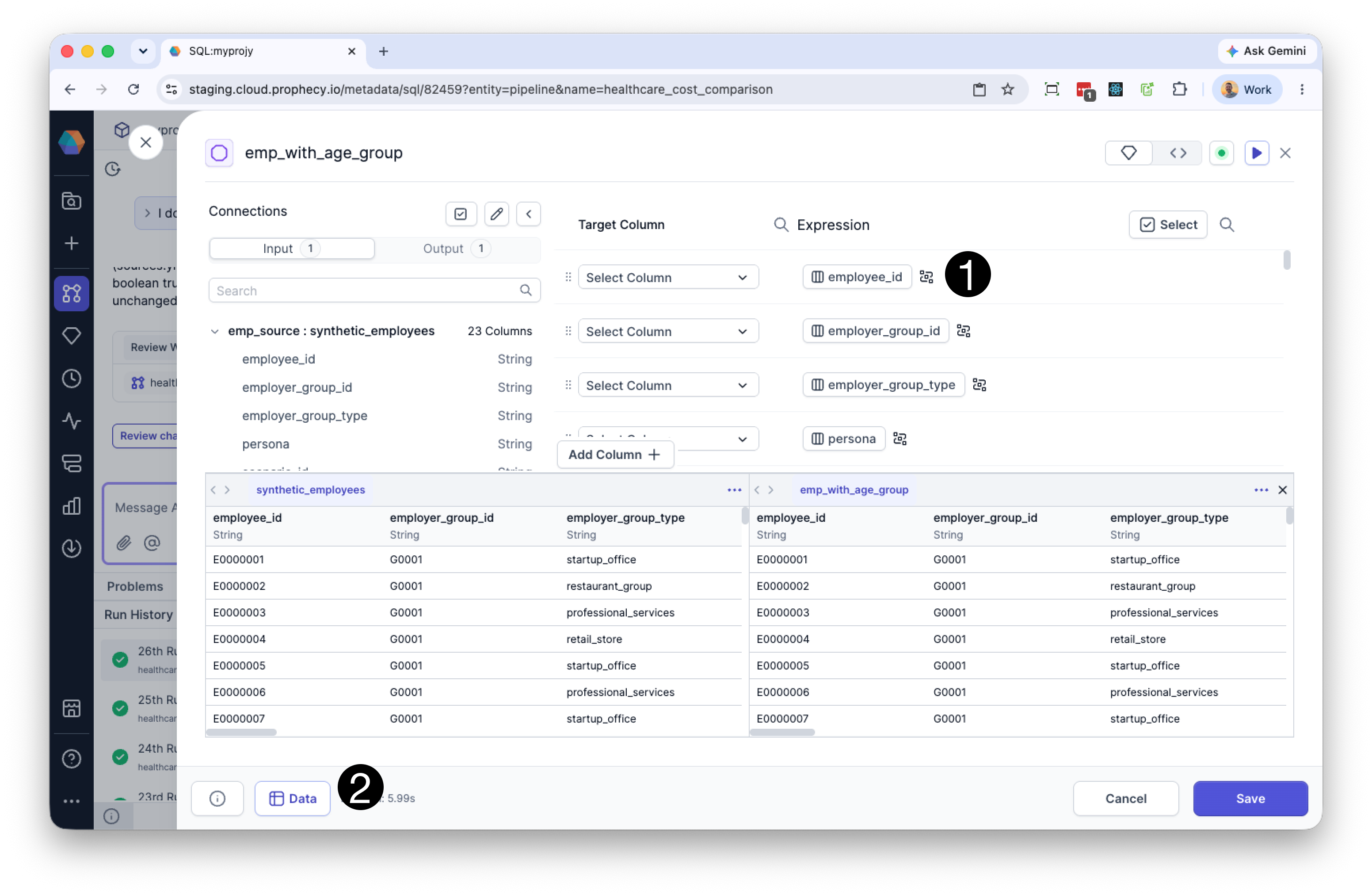 Reformat gem for Data Analysis - Prophecy Documentation