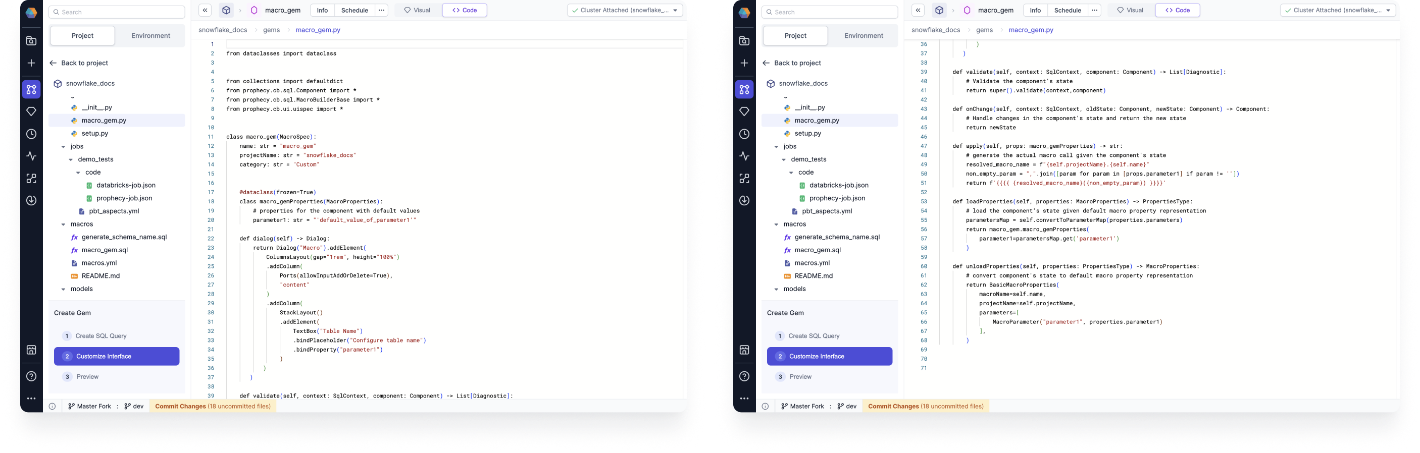 SQL gem builder - Prophecy Documentation