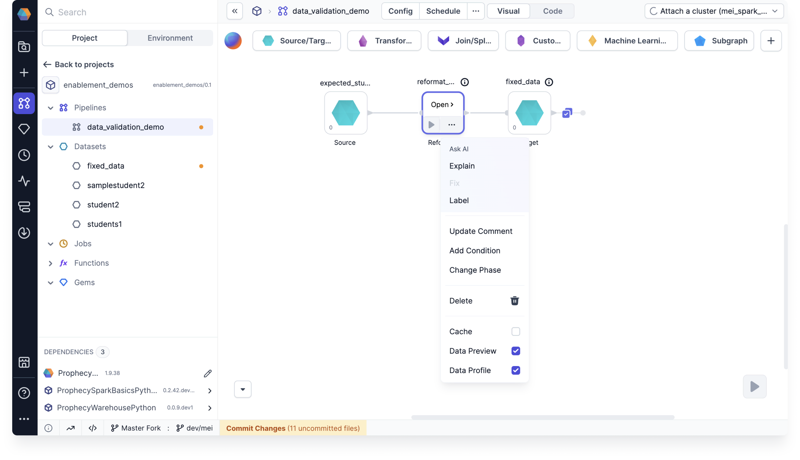 Gems for Data Engineering - Prophecy Documentation