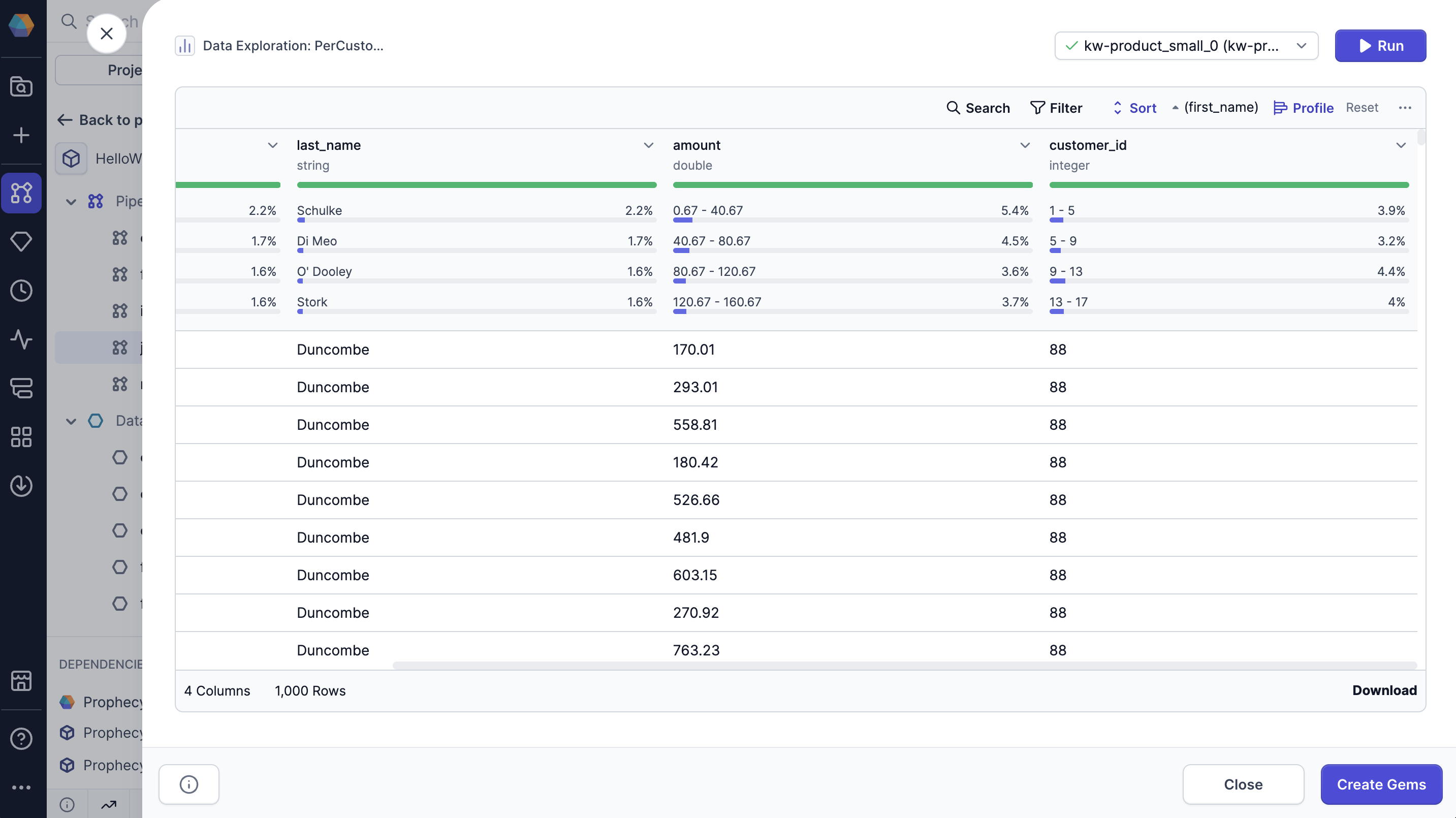 Data profiling for Data Engineers - Prophecy Documentation