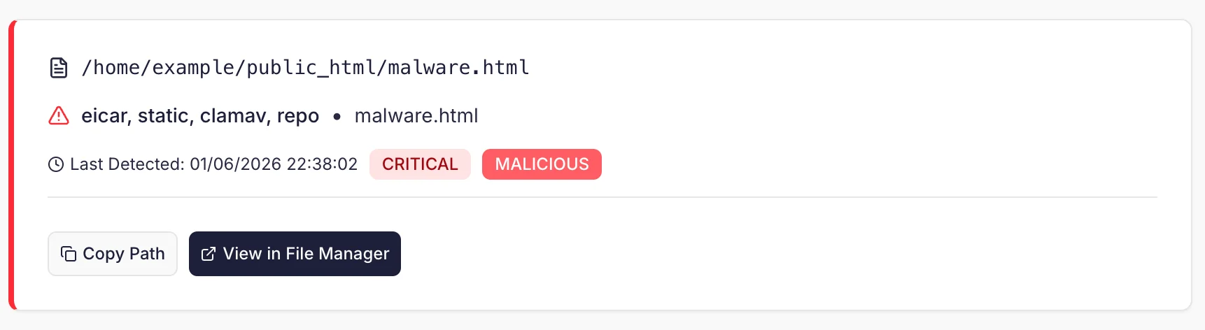 Detected Threat