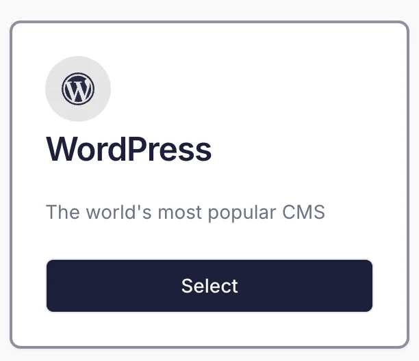Install WordPress