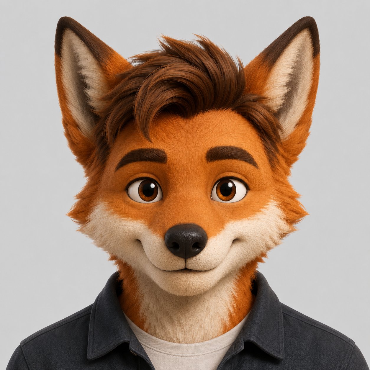 Good example: centered forward-facing mascot with a clear face-like structure