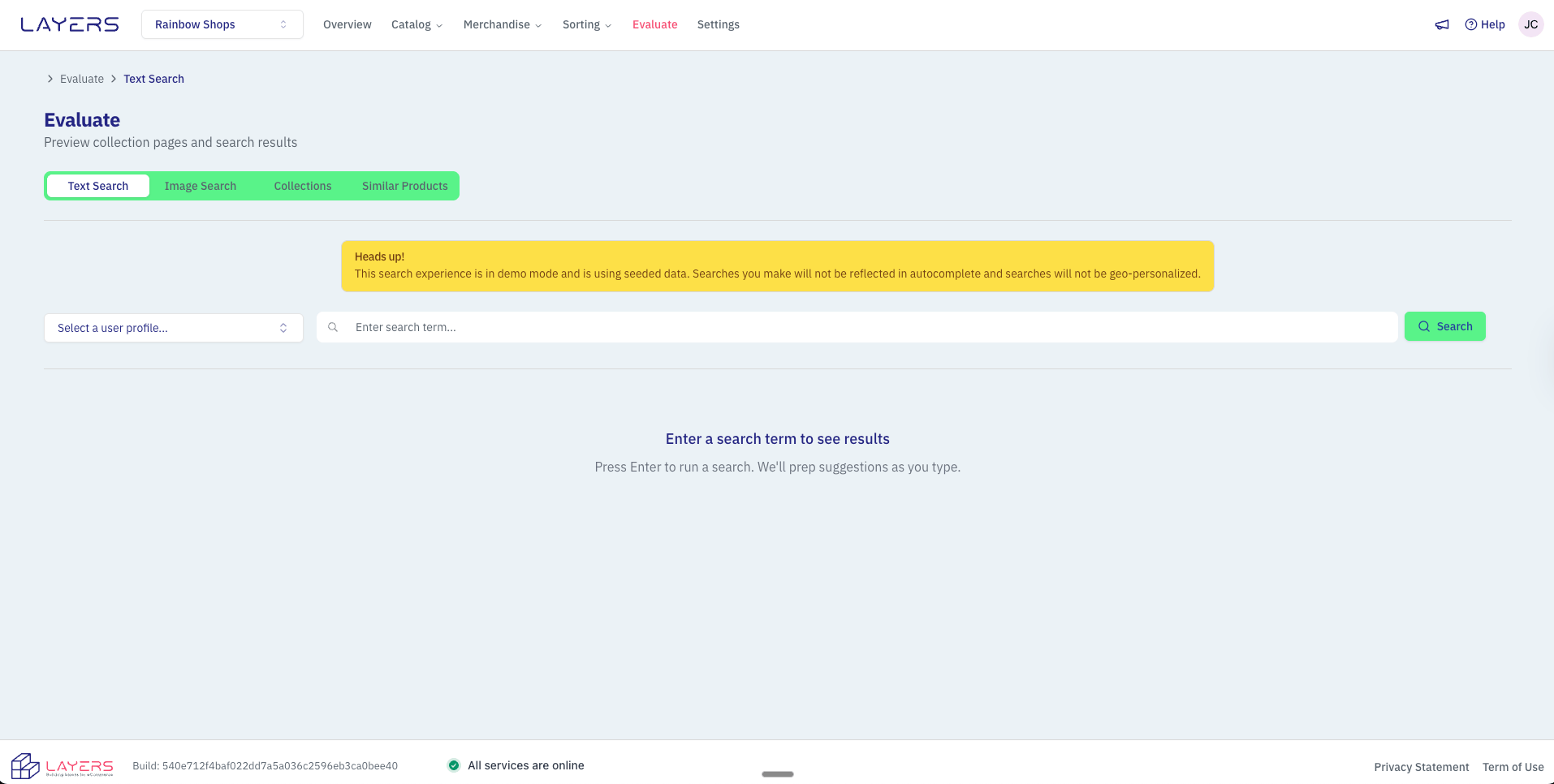 Test Text Search