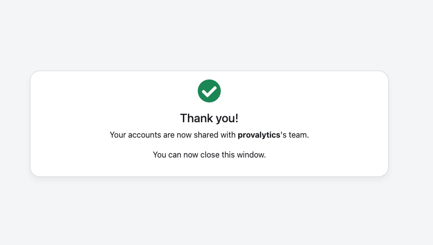 Onboarding authorization complete