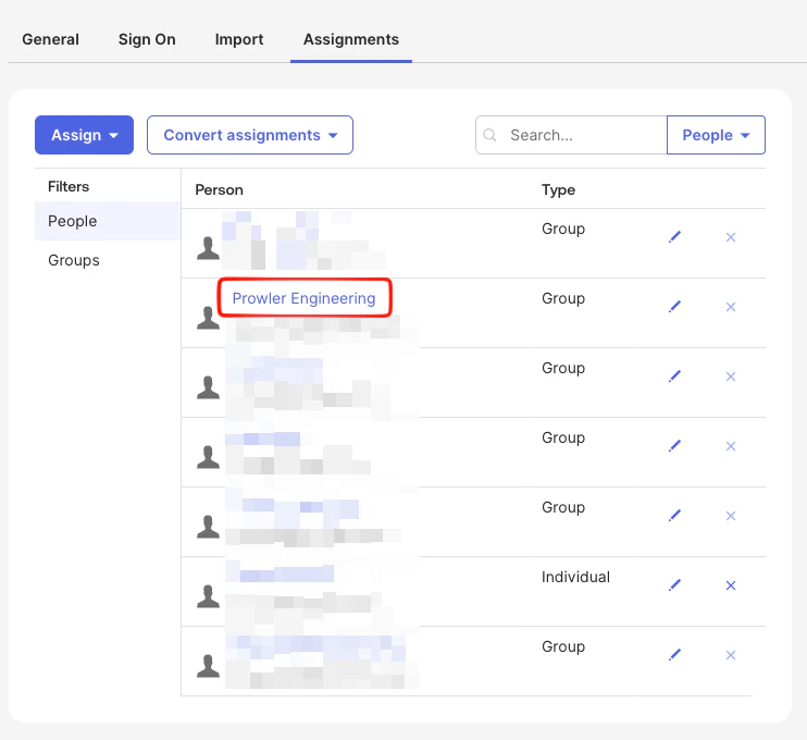 Okta App Assignments