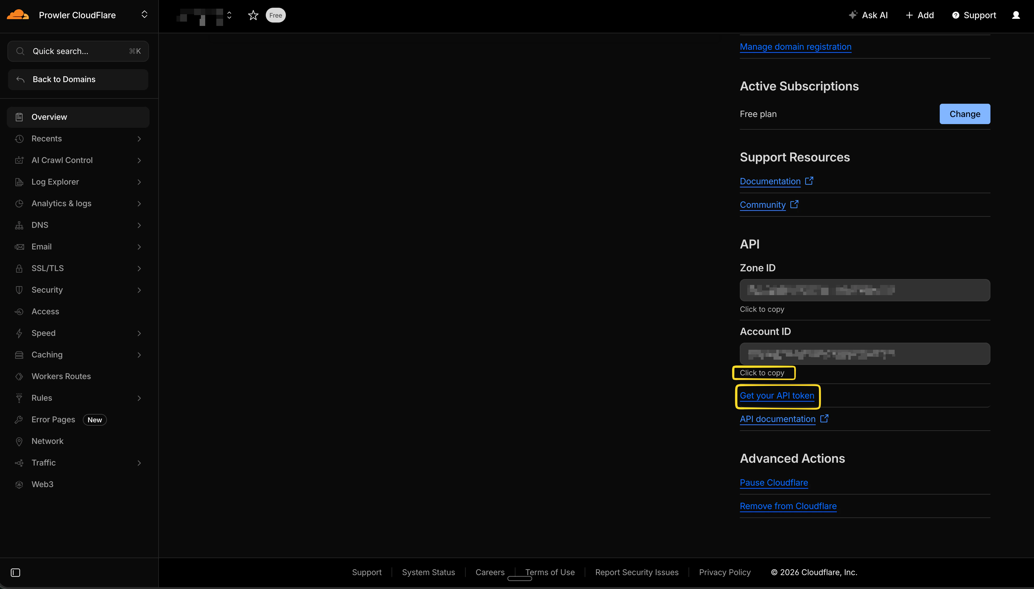 Cloudflare Account ID