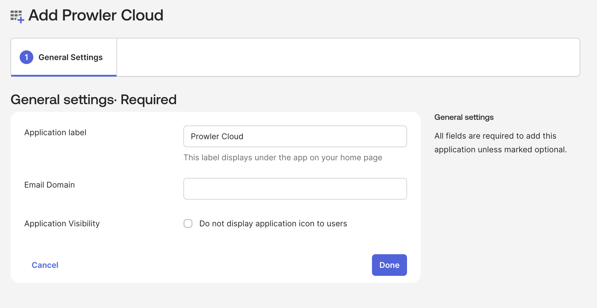 Add Prowler Configuration