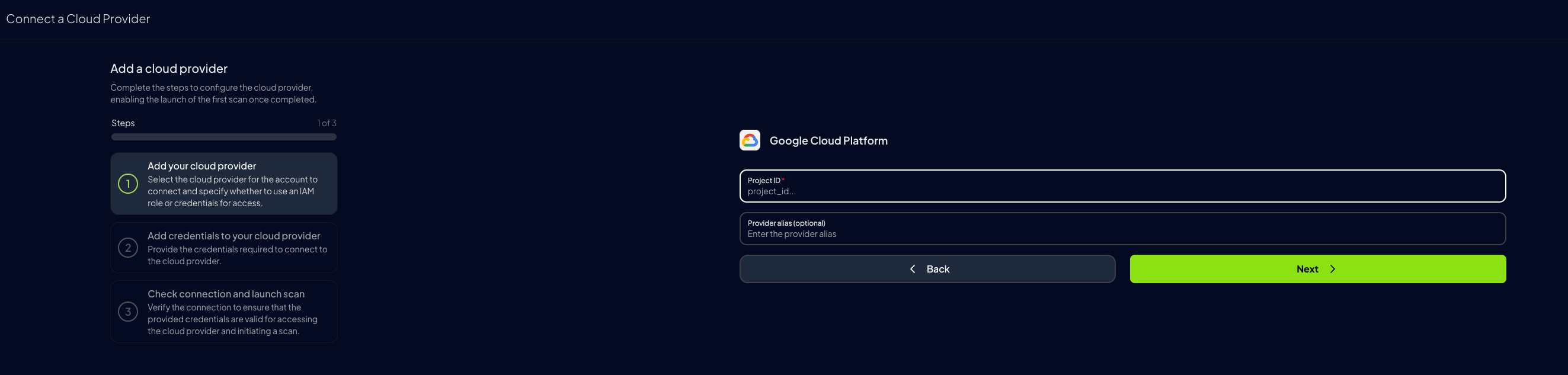 Add Project ID