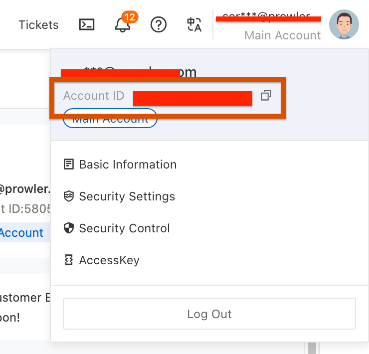 Get Account ID