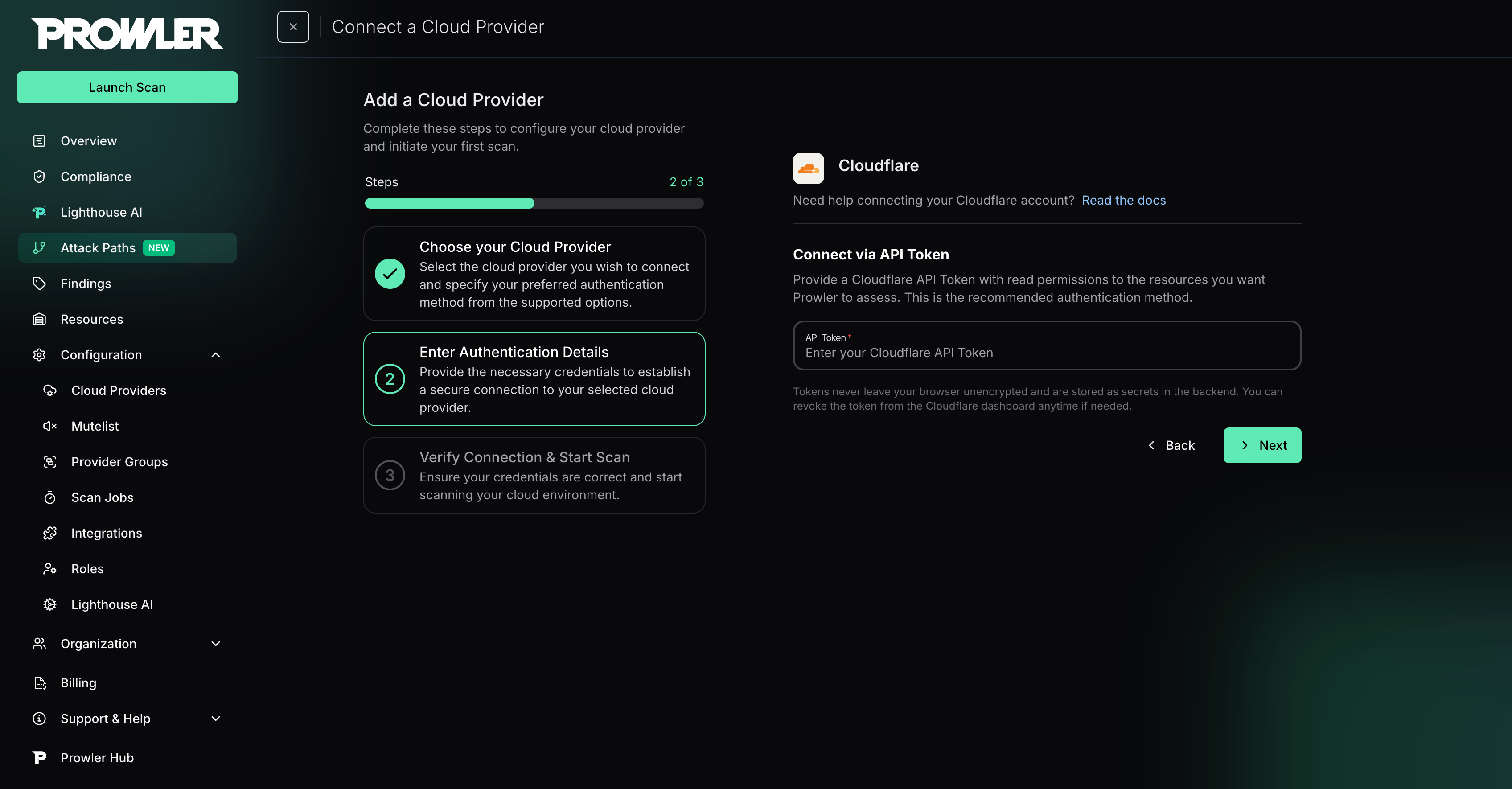 API Token Form