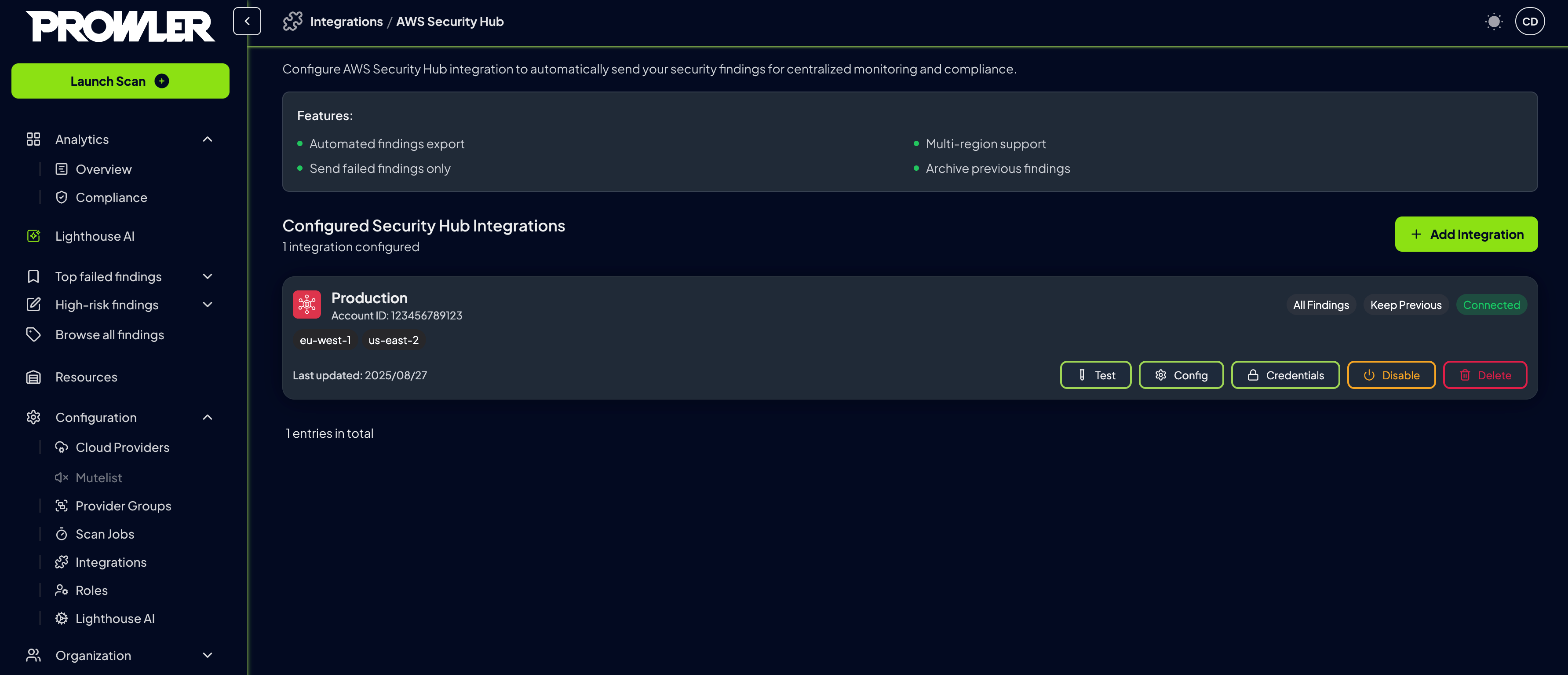Create integration