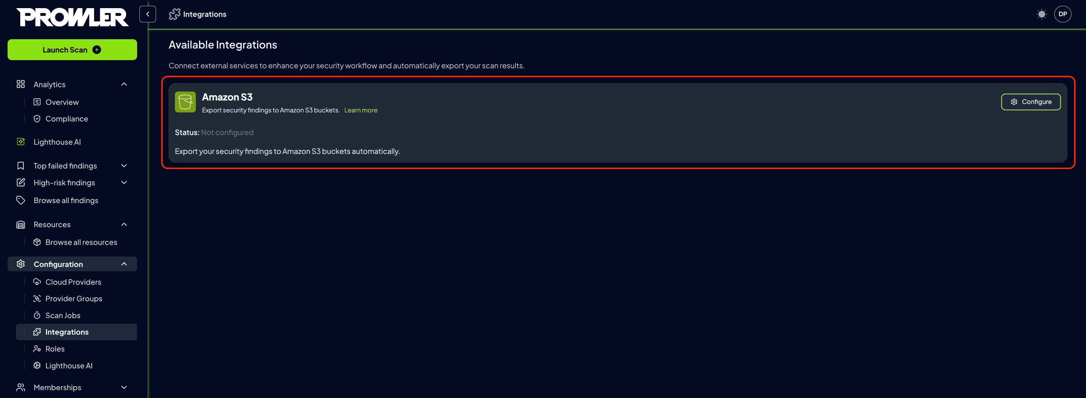 Access S3 integration