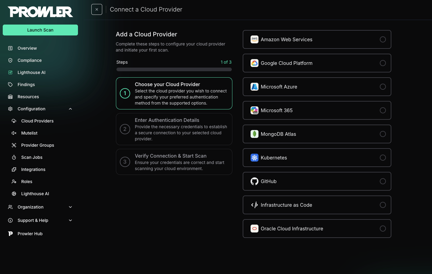 Add provider list
