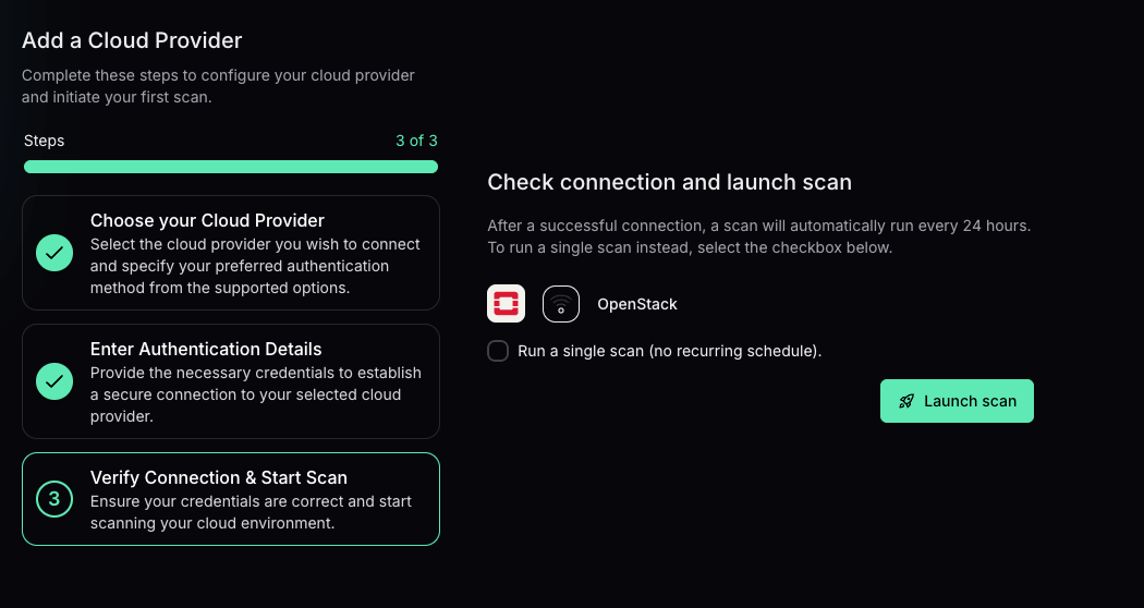 Test connection