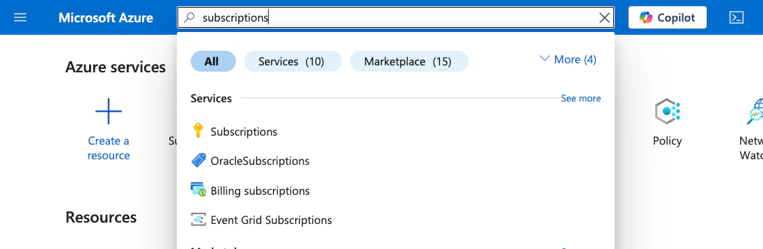 Search Subscription