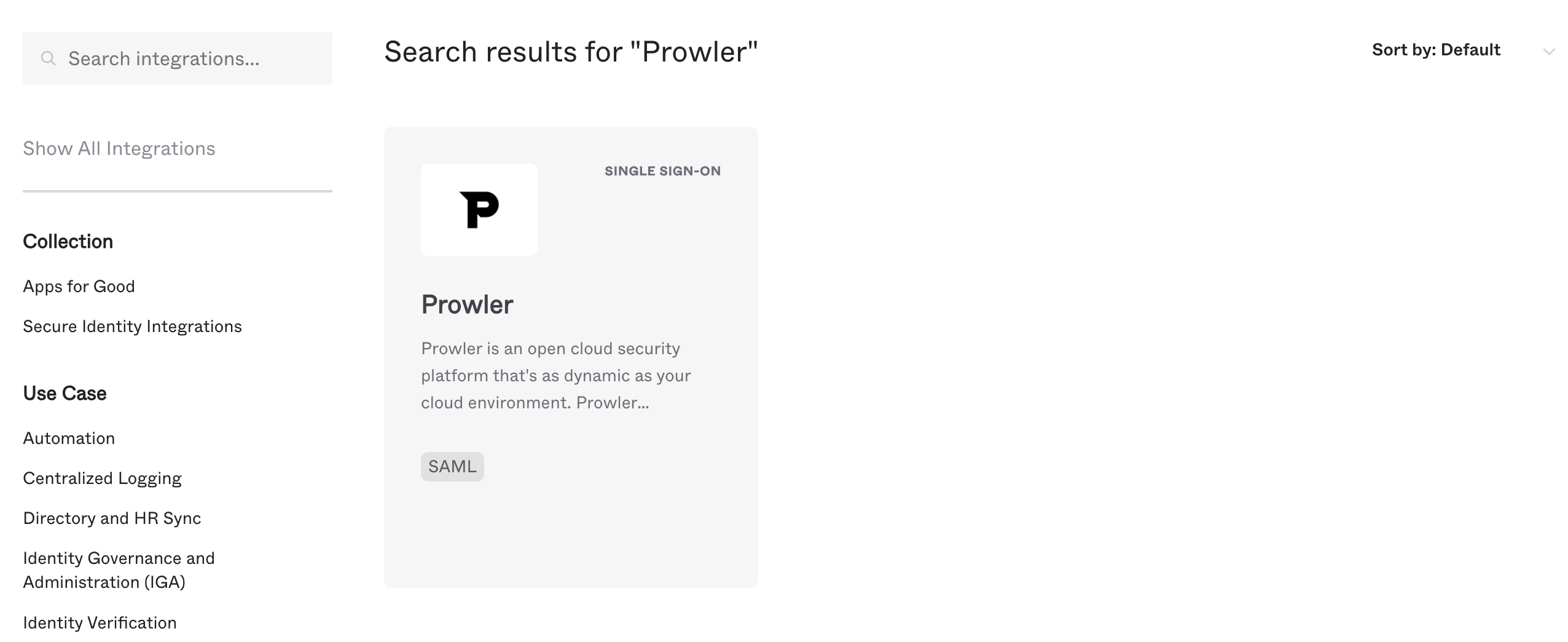 Search for Prowler