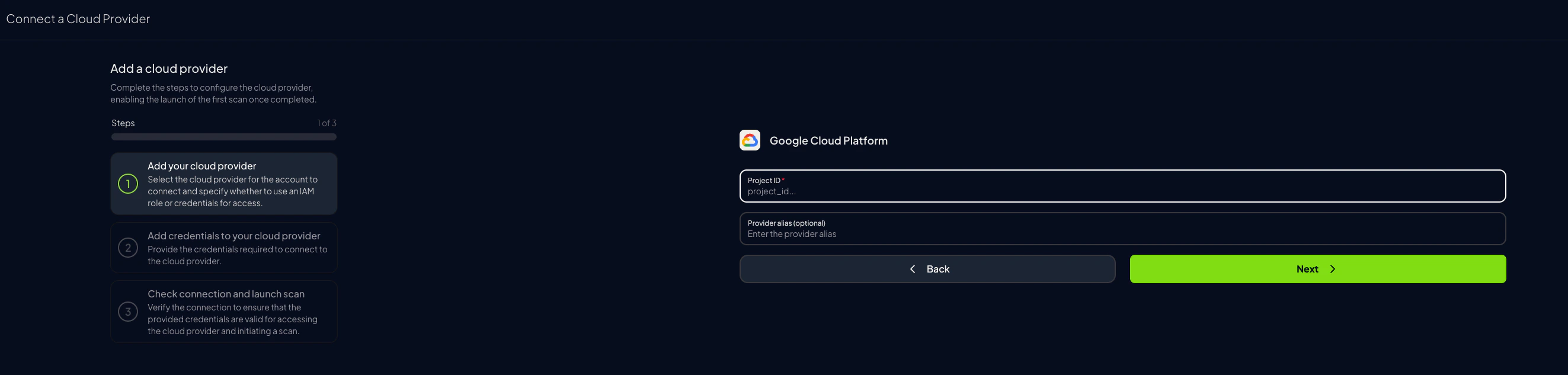 Add Project ID