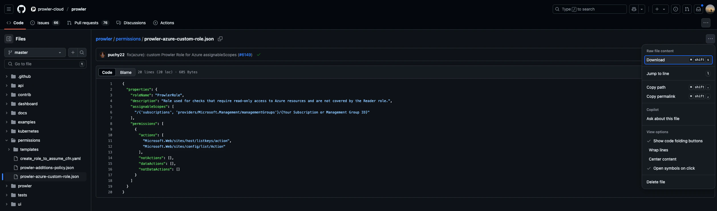 Azure Custom Role