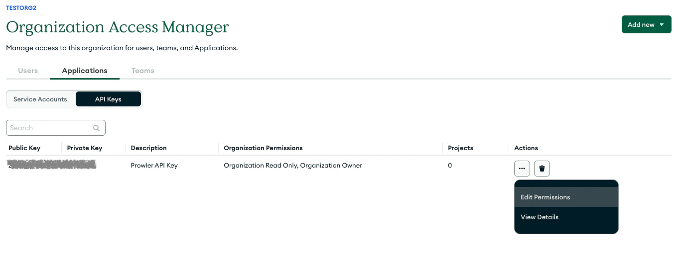 Set Permissions