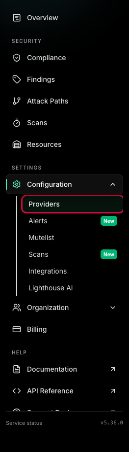 Providers Page