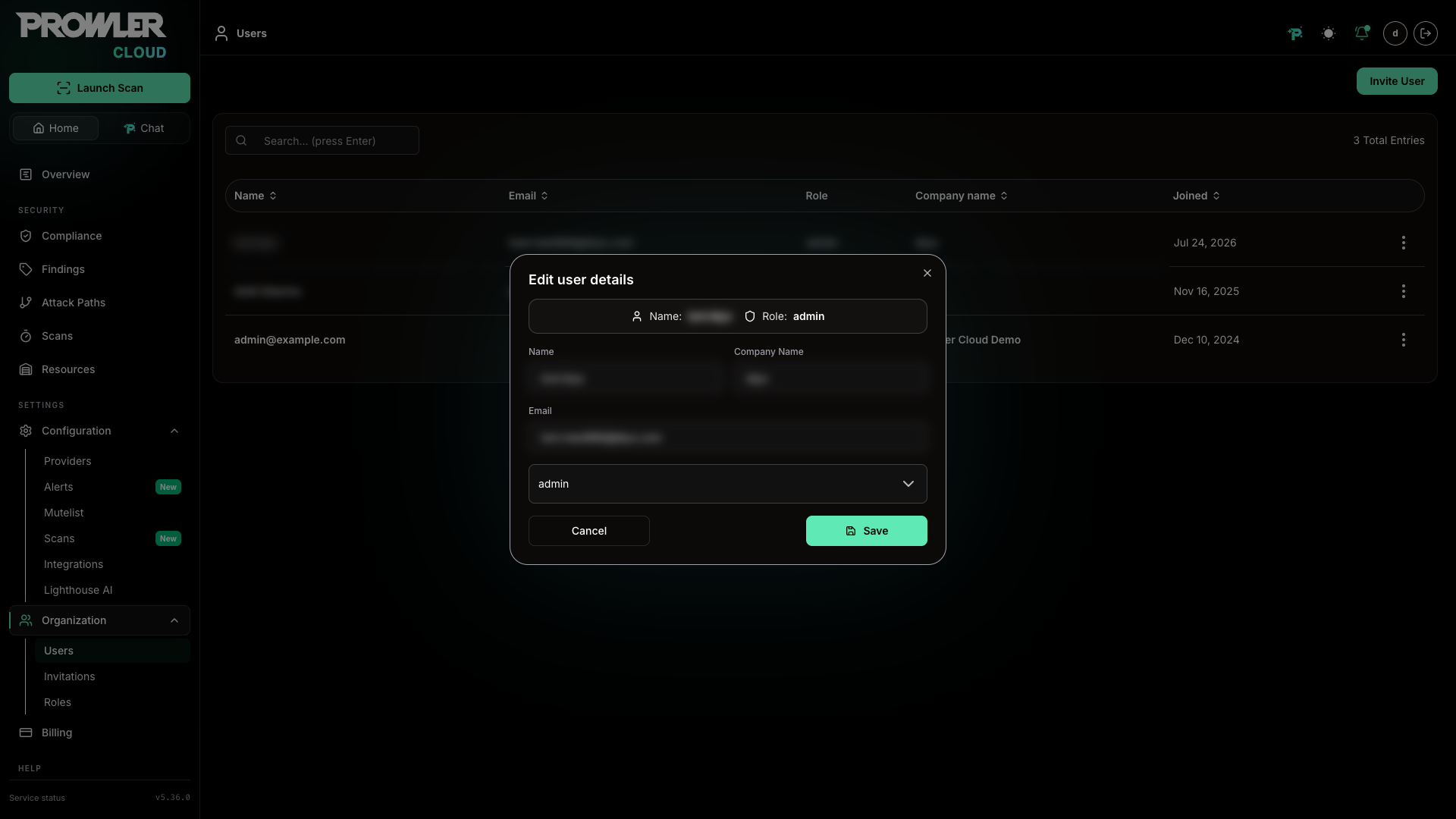 Edit User Details