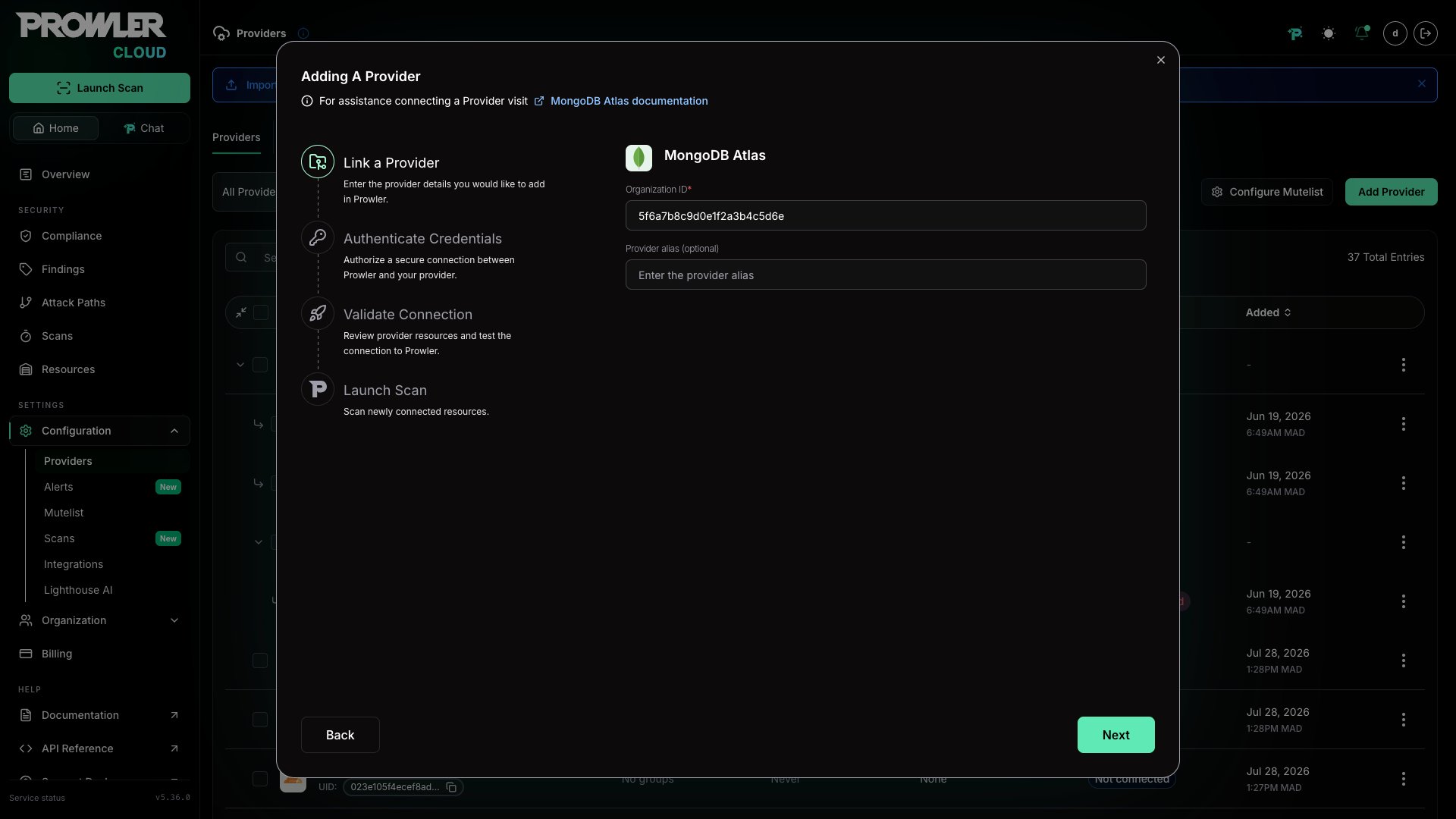 Add organization ID