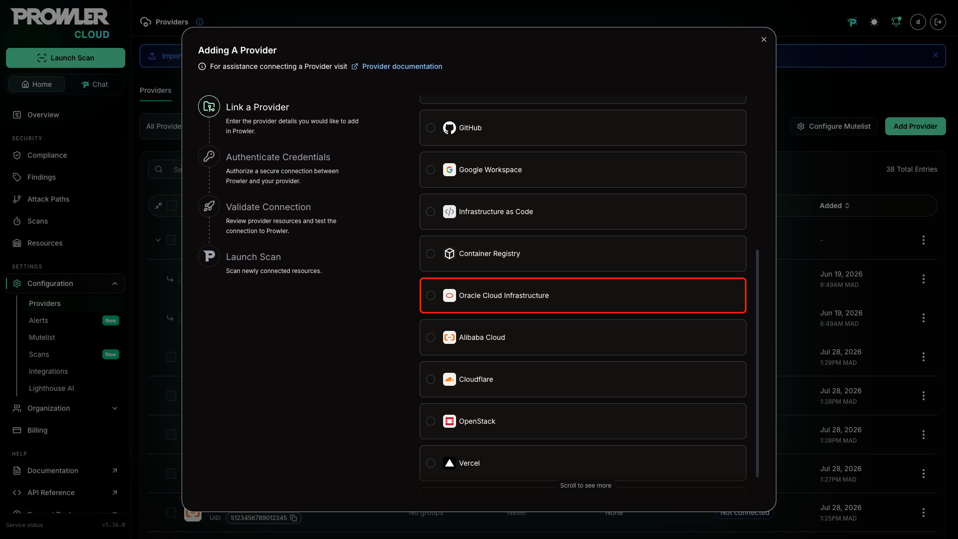 Add OCI Provider