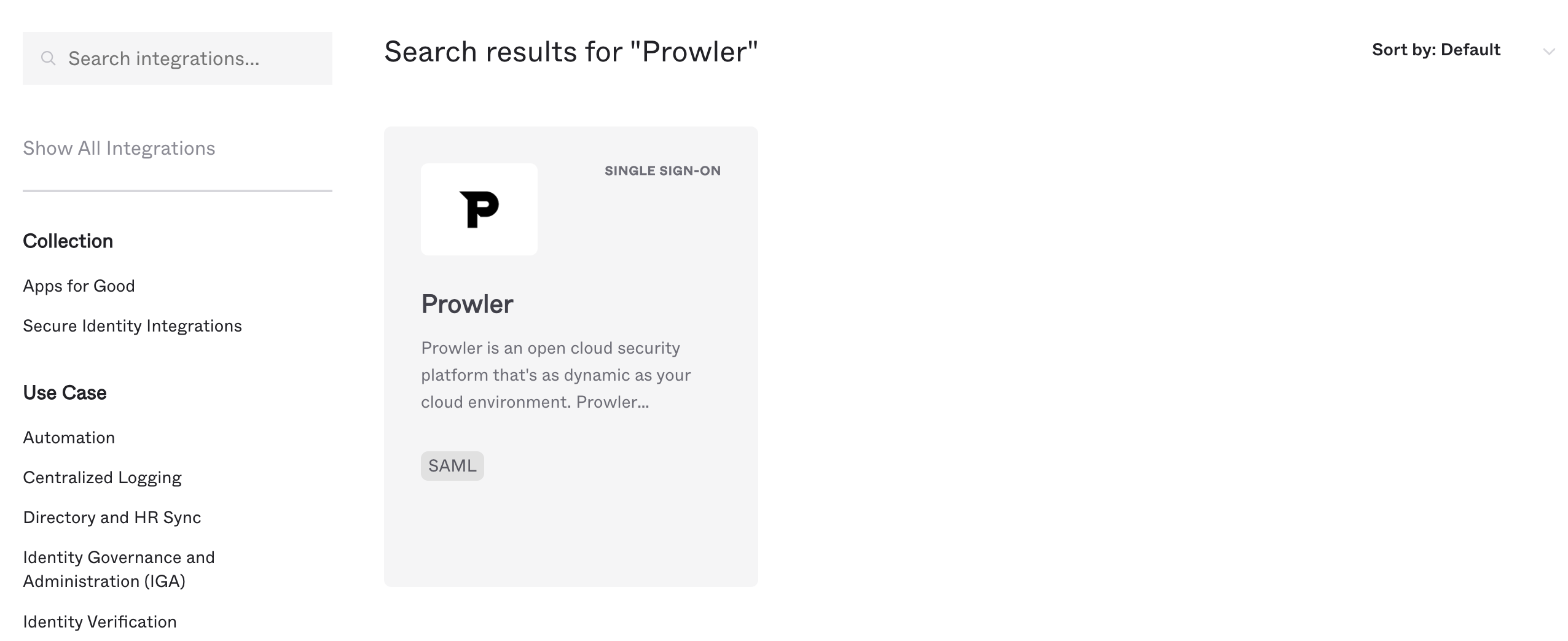 Search for Prowler