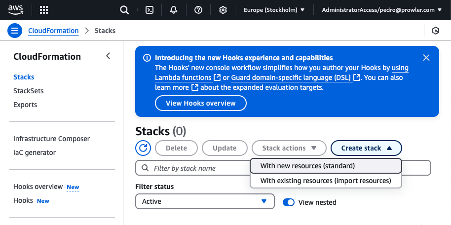 Create Stack