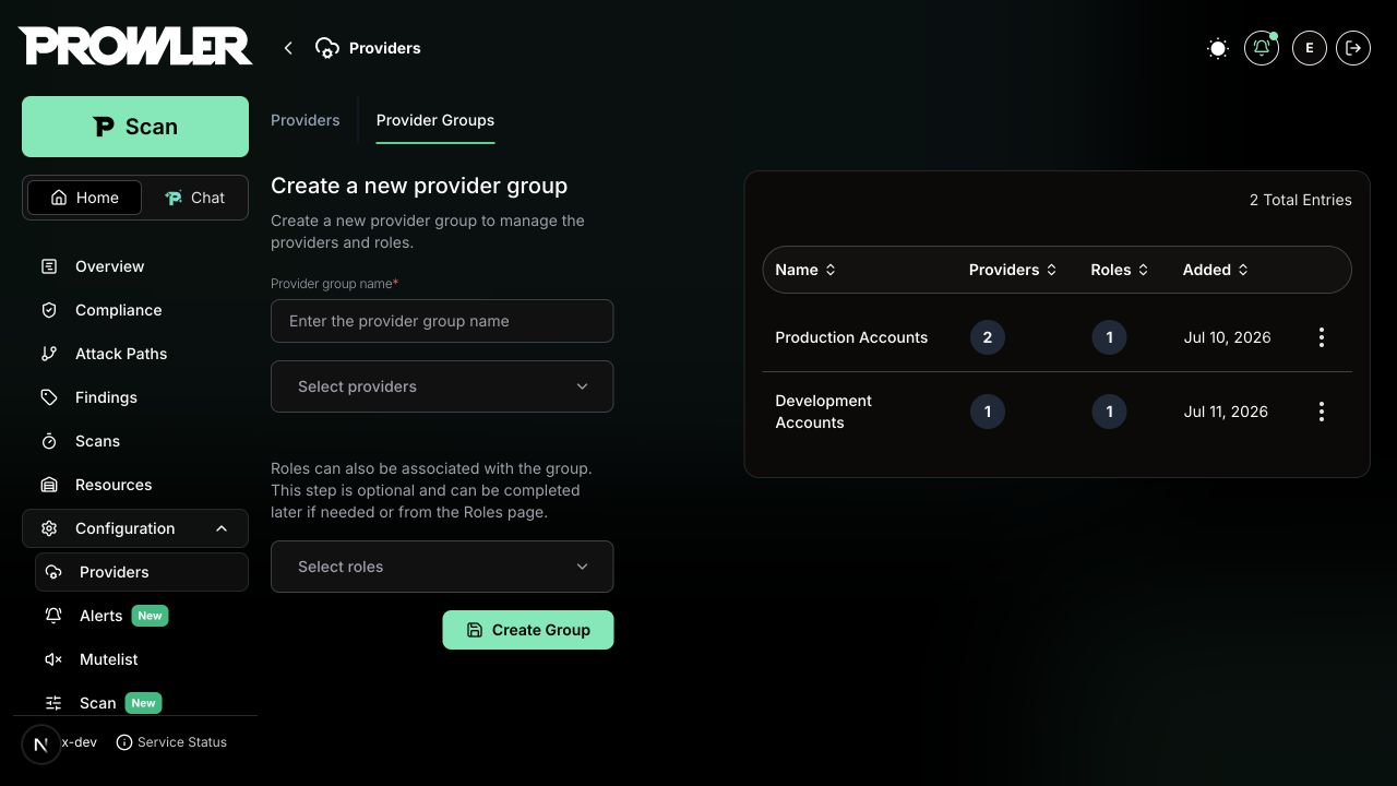Create a Provider Group
