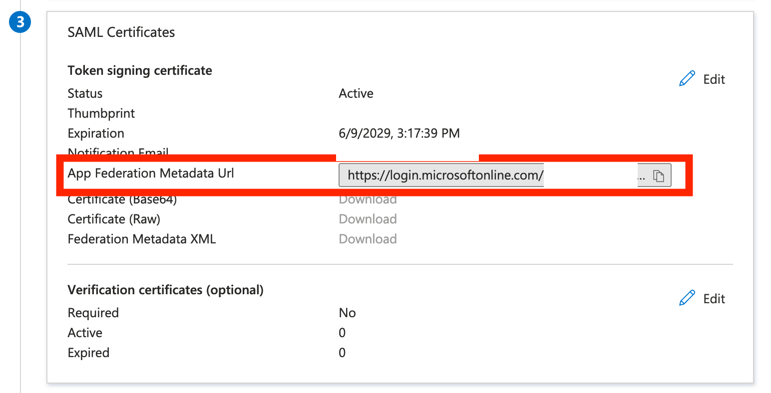 Metadata XML