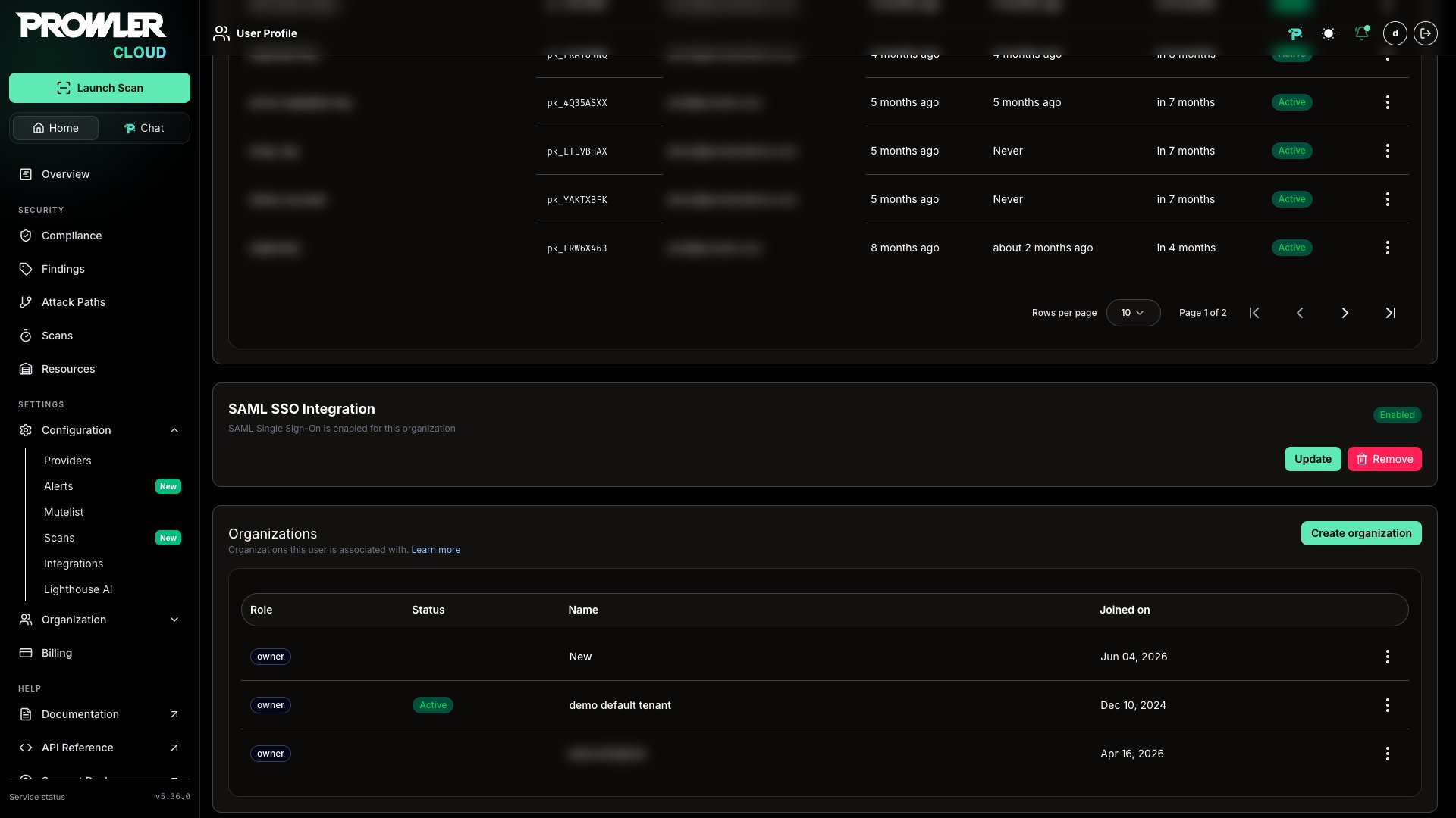 Verify Integration Status