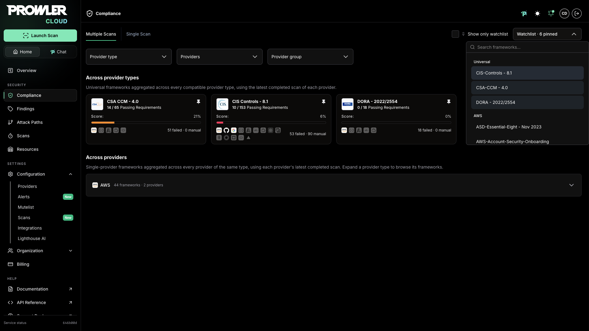 Compliance Watchlist editor