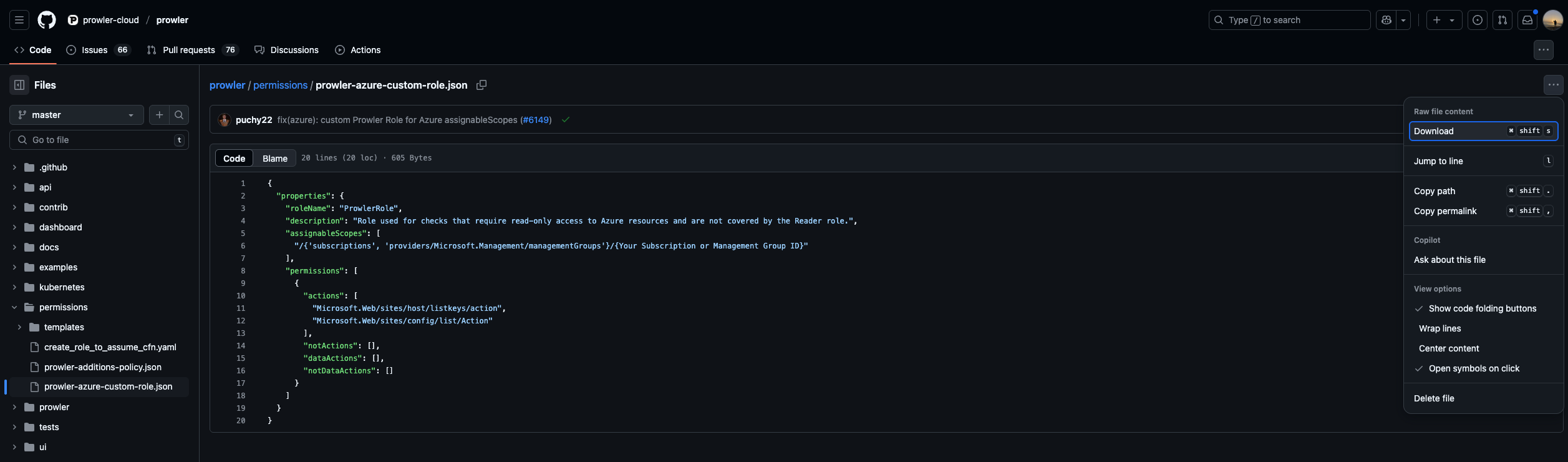 Azure Custom Role