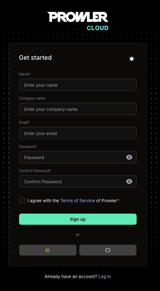 Sign Up