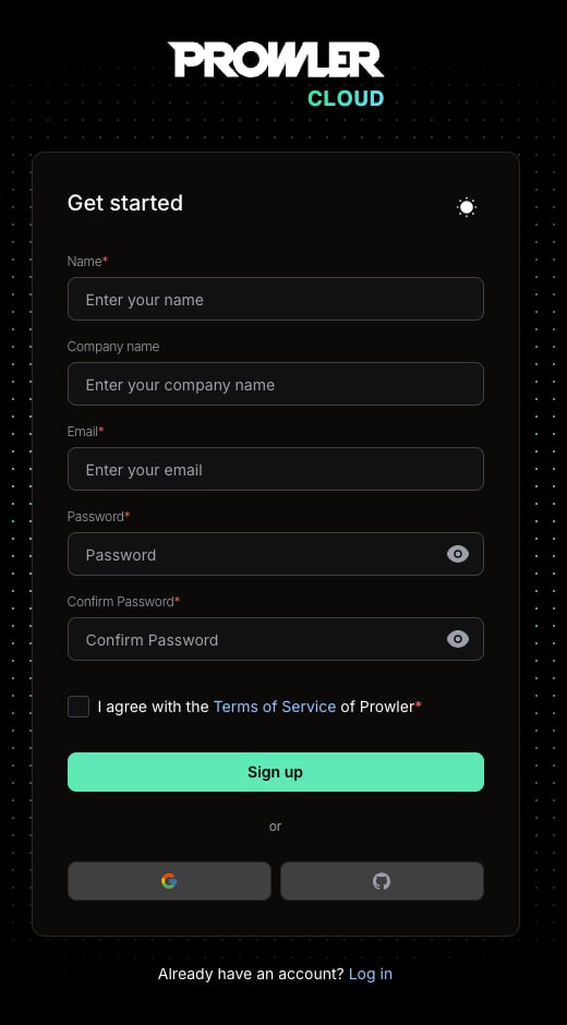 Sign Up