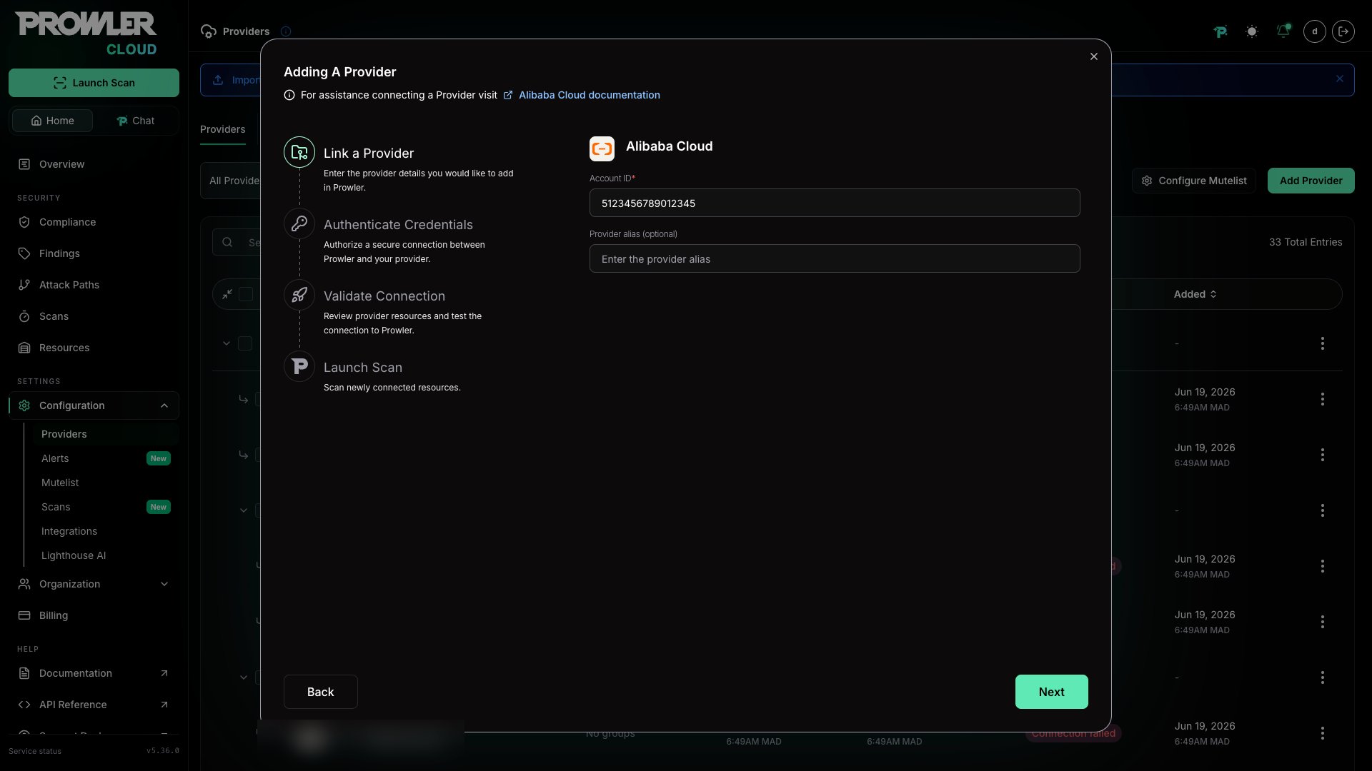 Add Account ID