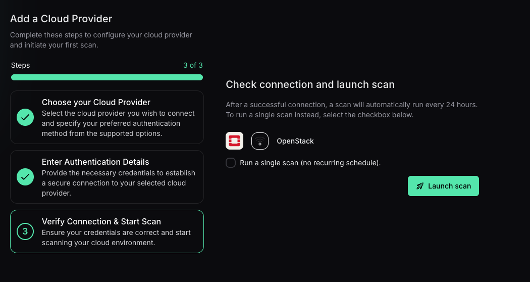 Test connection