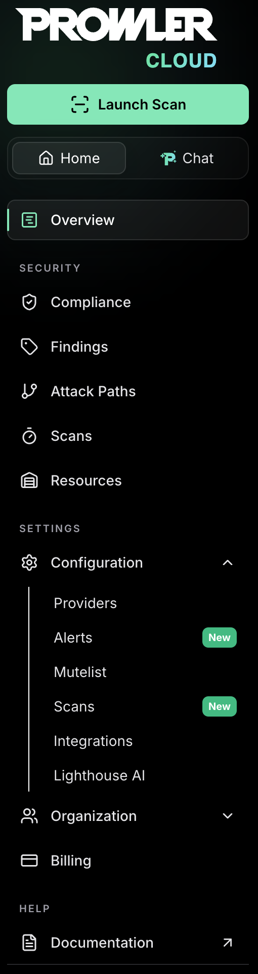 Redesigned sidebar